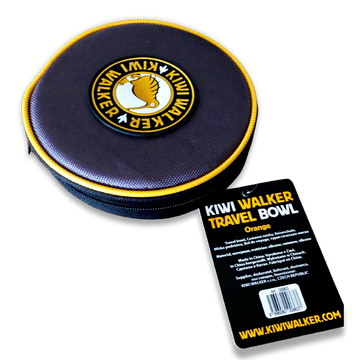 Kiwi Walker Double Travel Food/Water Bowl In Case for Dogs